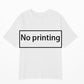 Shadow Print Oversized Tee