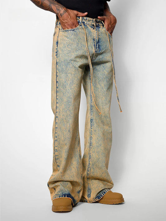 Black Washed Street Jeans
