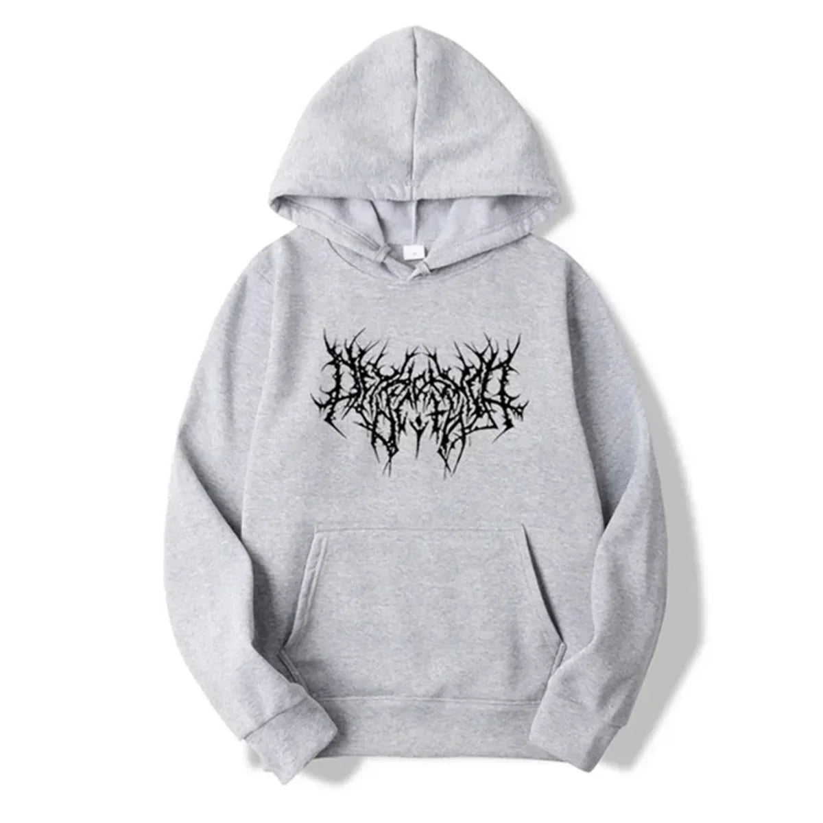 Lyric Print Oversized Hoodie
