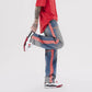 Drawstring Wide Leg Denim Pants