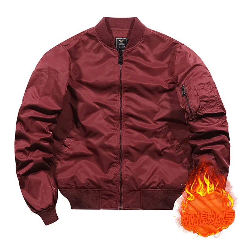 Padded Varsity Bomber Jacket