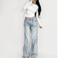 Cow Print Baggy Jeans