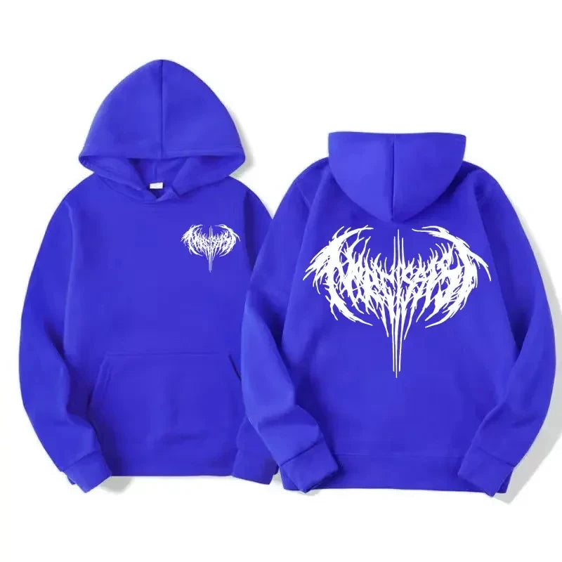Letter Portrait Wash Hoodie