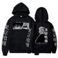 Vintage Graphic Brown Hoodie