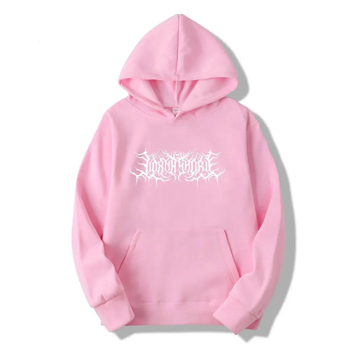 Lyric Print Oversized Hoodie