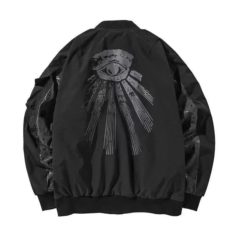 Aviation Embroidered Bomber Jacket